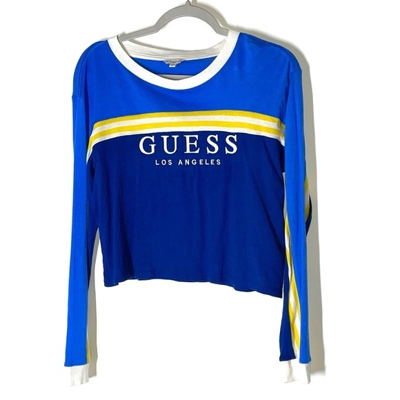 Guess Long Sleeve Striped Shirt Size XS - Picture 3 of 9